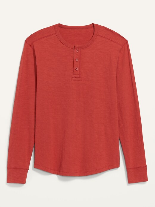 Image number 4 showing, Vintage Slub-Knit Henley T-Shirt