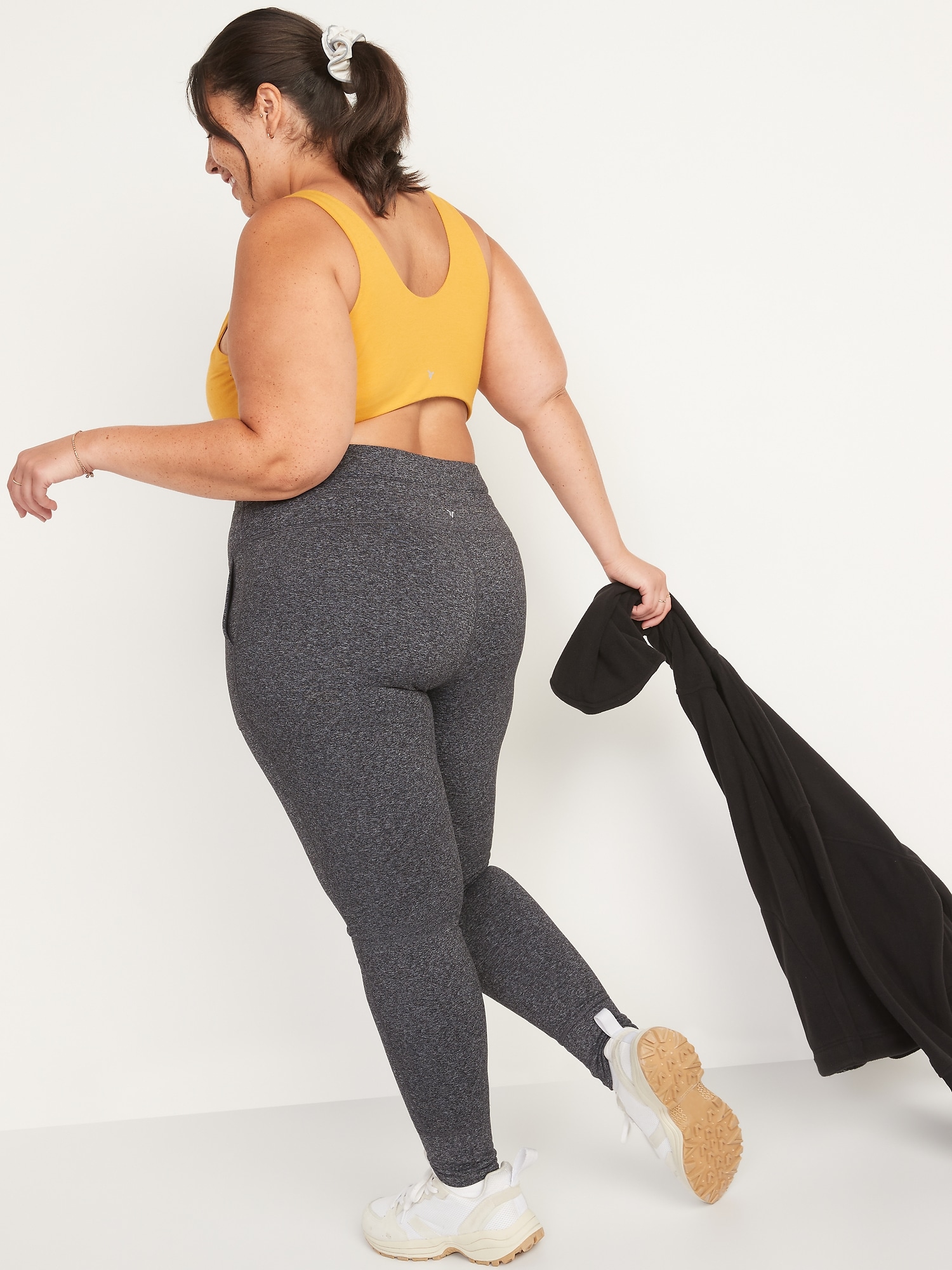 high waisted cozecore jogger leggings