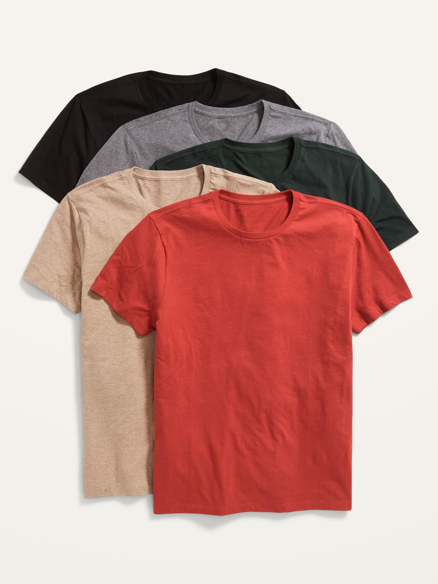 Old Navy Men's Soft-Washed Solid T-Shirt 5-Pack - - Tall Size XXXL