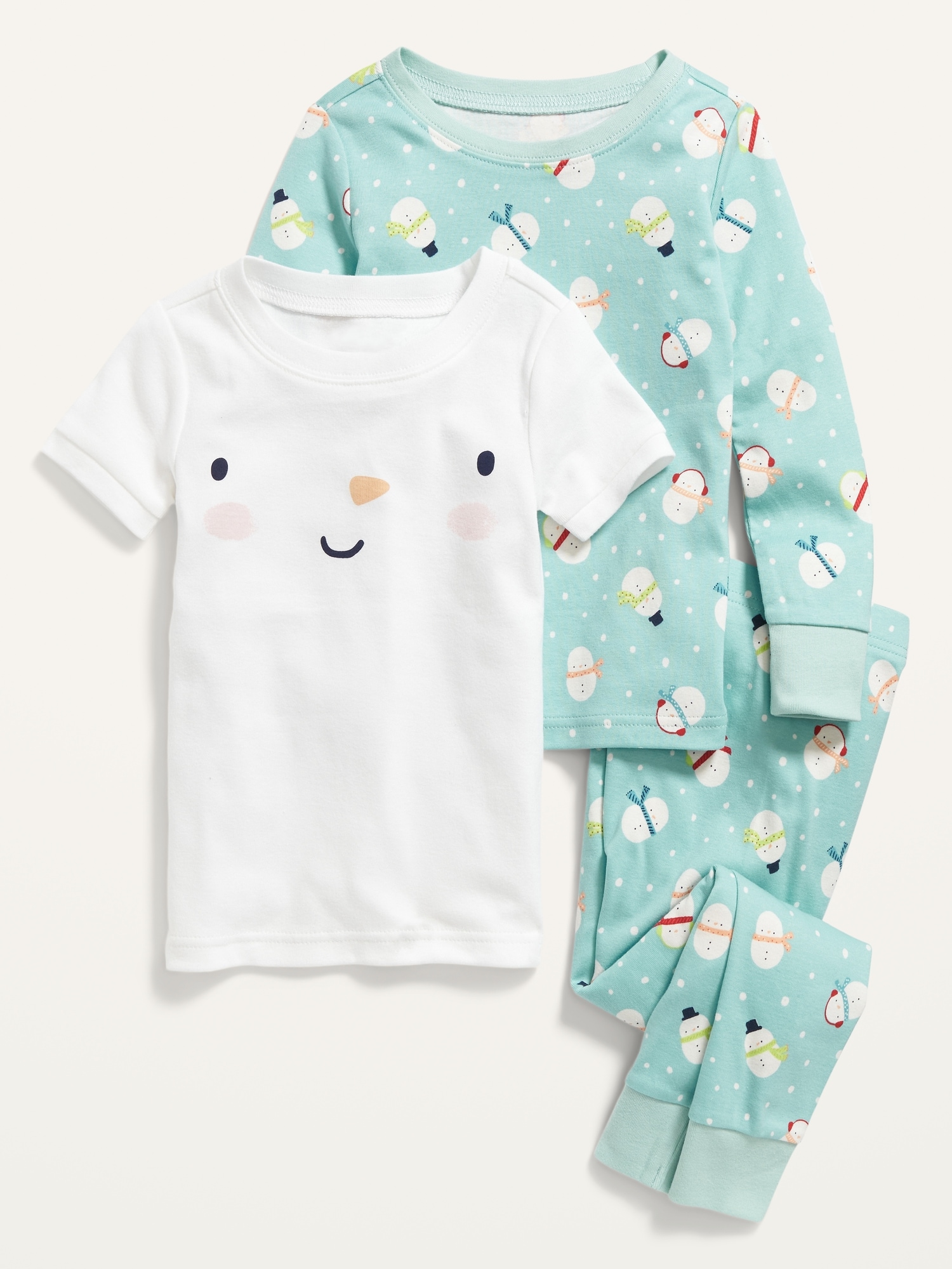 Unisex 3Piece Printed Pajama Set for Toddler & Baby Old Navy
