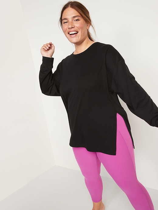 Long-Sleeve UltraLite All-Day Performance Tunic T-Shirt | Old Navy