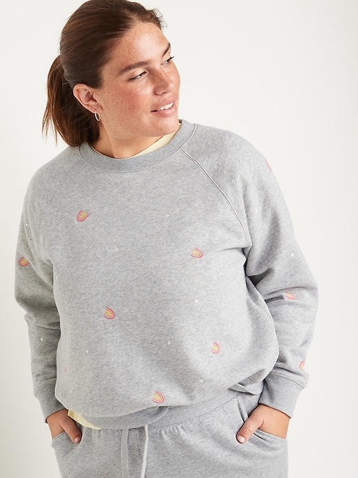 Image number 7 showing, Vintage Crew-Neck Sweatshirt for Women