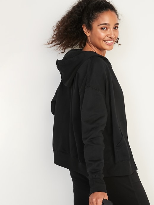 Image number 6 showing, Vintage Zip-Front Hoodie for Women
