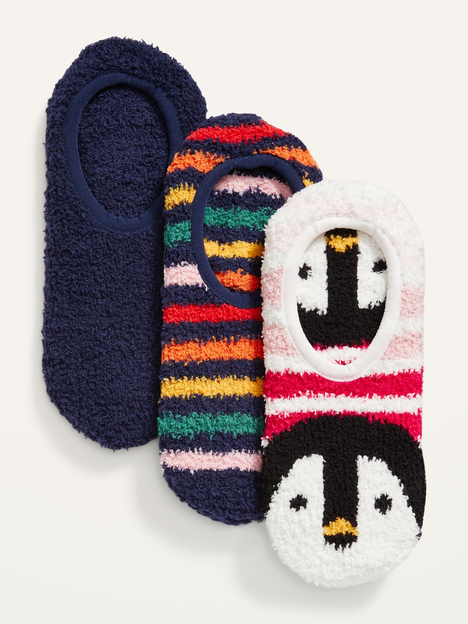 Cozy Gripper Socks 3-Pack for Women