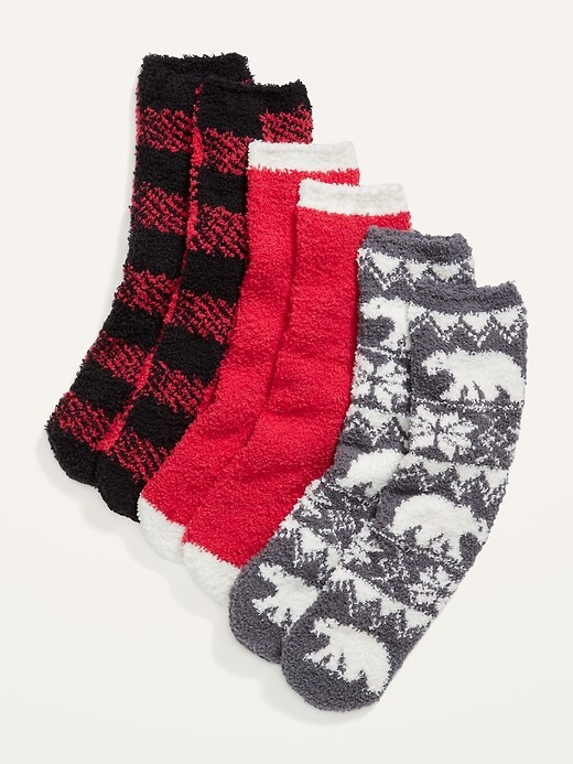 View large product image 1 of 1. Cozy Socks Variety 3-Pack For Women