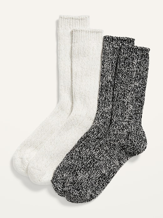 View large product image 1 of 1. 2-Pack Soft-Knit Socks For Women