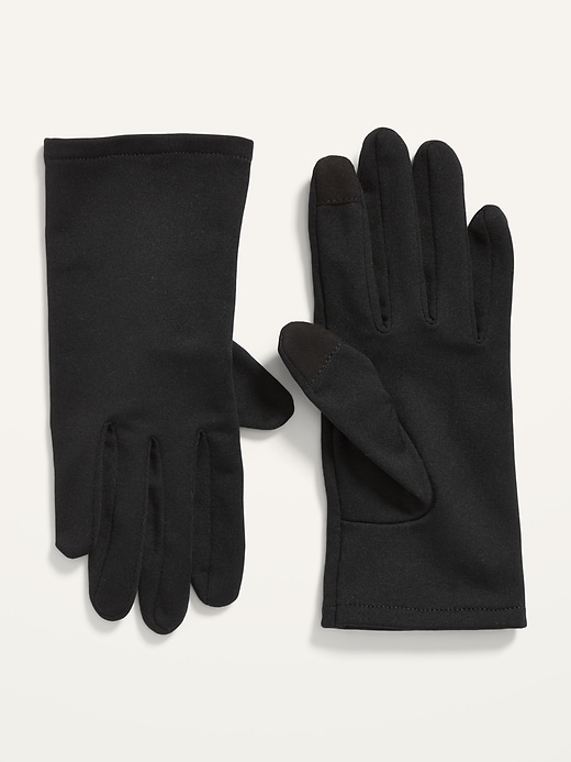 Old Navy Microfleece Text-Friendly Gloves For Women. 1