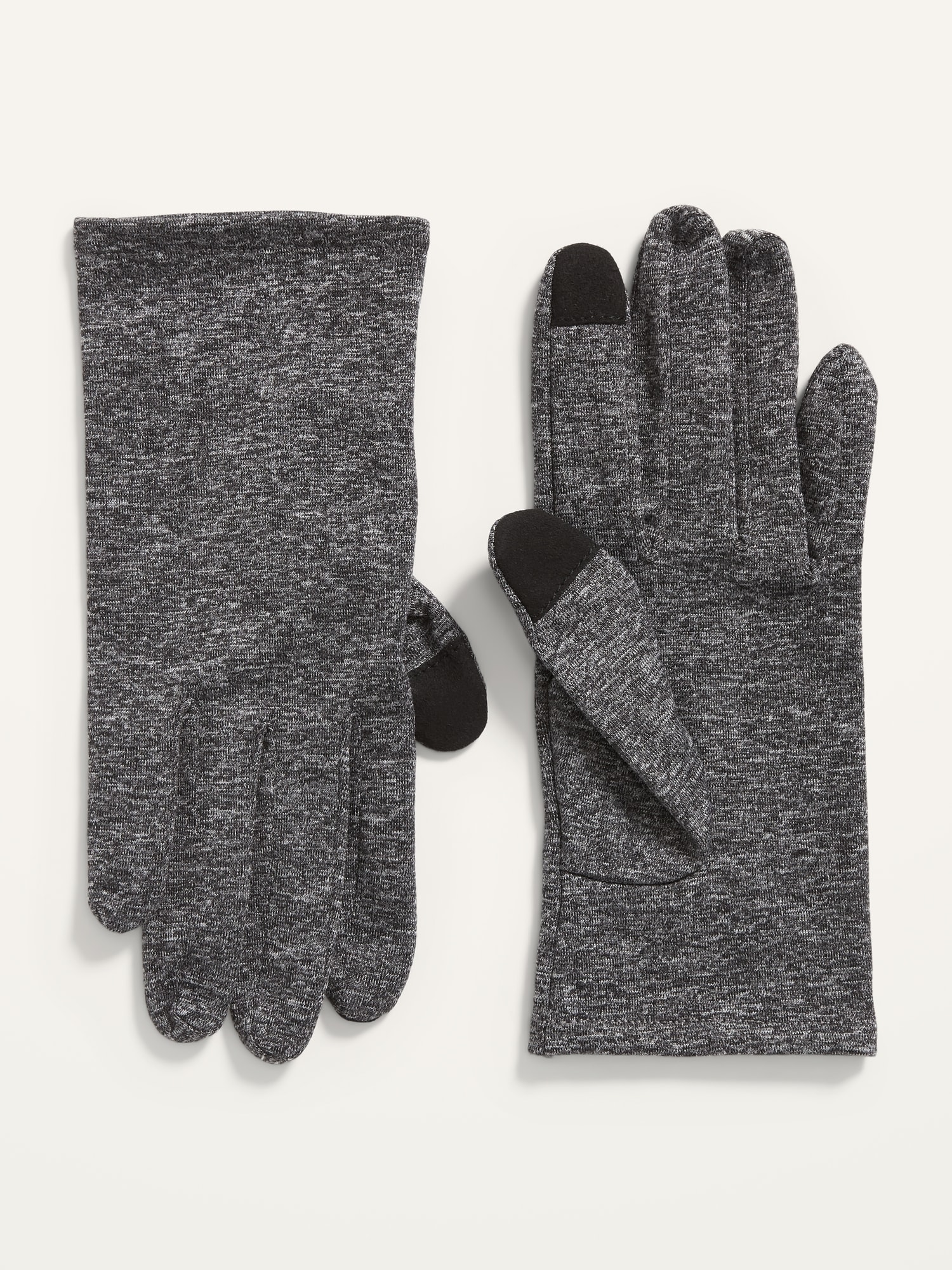Old Navy Microfleece Text-Friendly Gloves For Women gray. 1