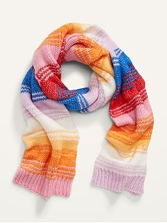 Printed Sweater-Knit Scarf For Women | Old Navy