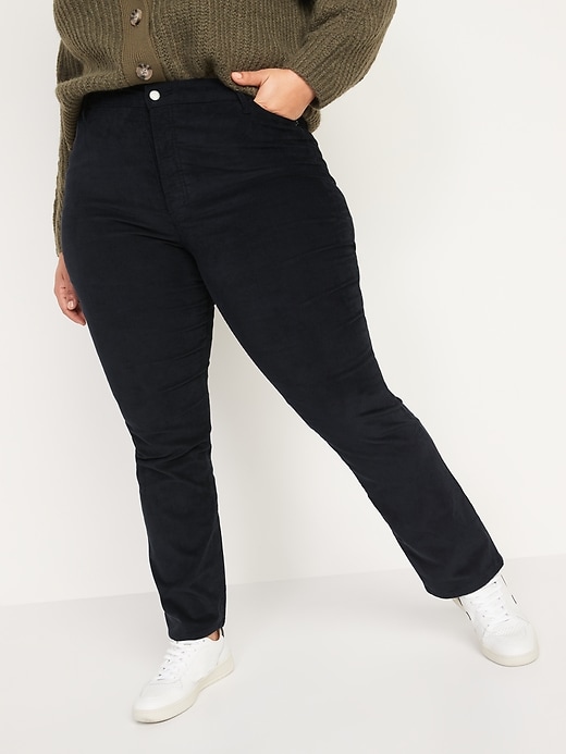 Image number 7 showing, Extra High-Waisted Kicker Corduroy Boot-Cut Pants for Women