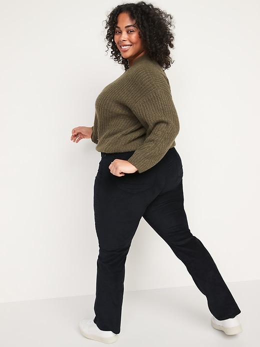 Image number 8 showing, Extra High-Waisted Kicker Corduroy Boot-Cut Pants for Women