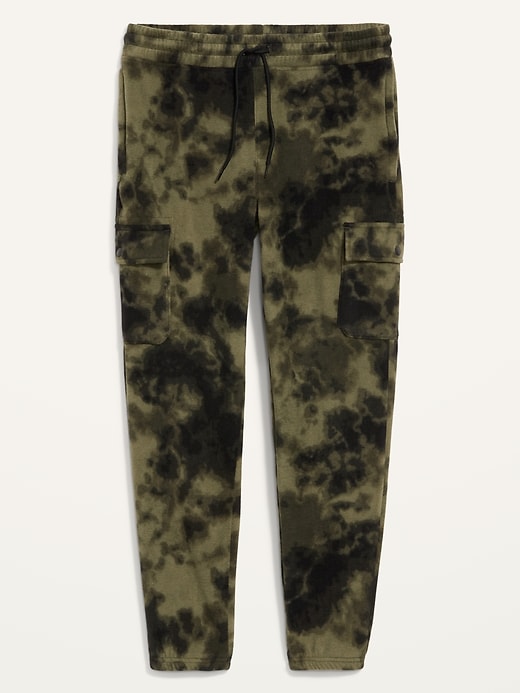 View large product image 1 of 1. Tapered Microfleece Jogger Cargo Sweatpants