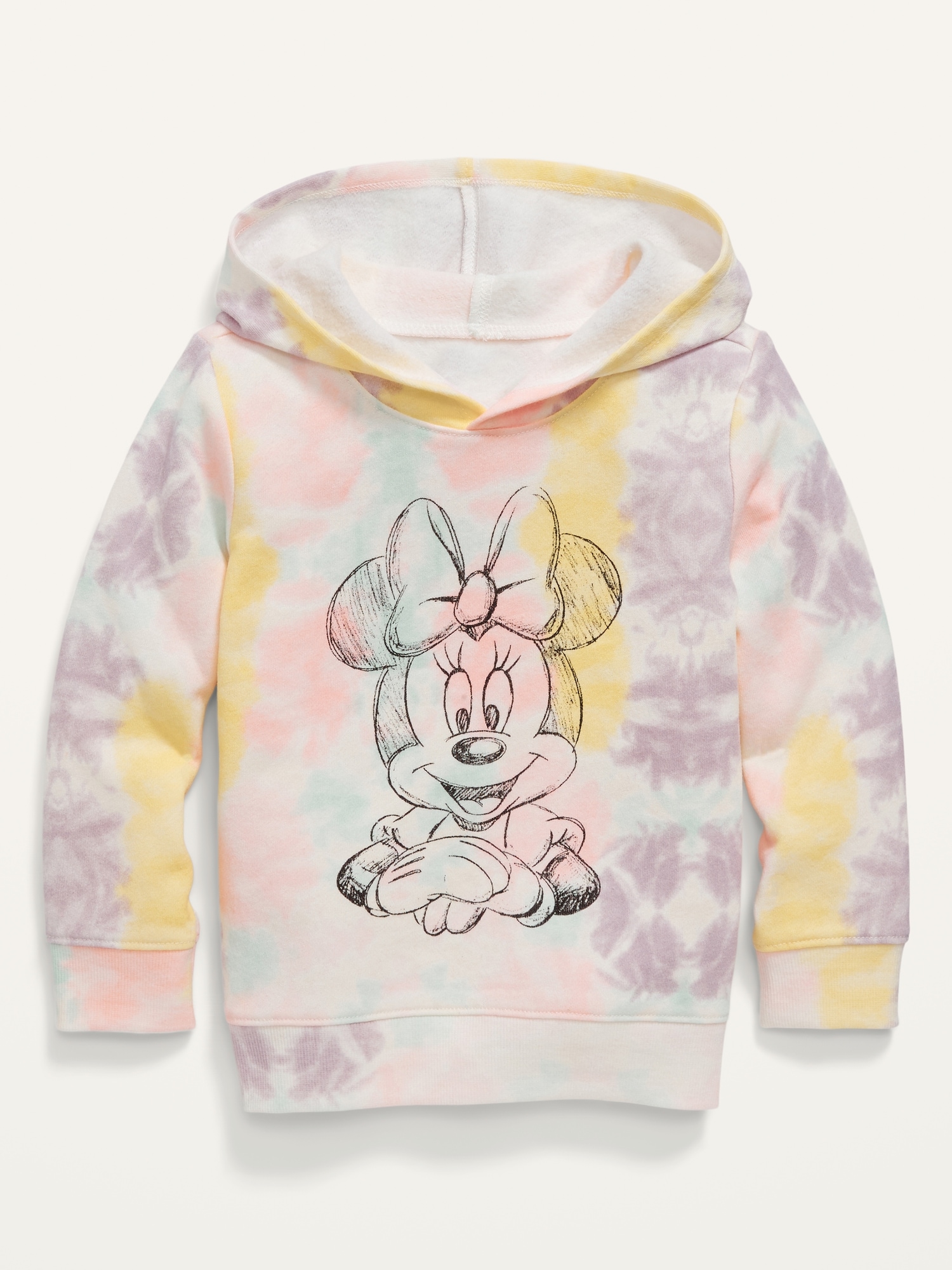 Disney Minnie Mouse Tie Dye Unisex Hoodie for Toddler