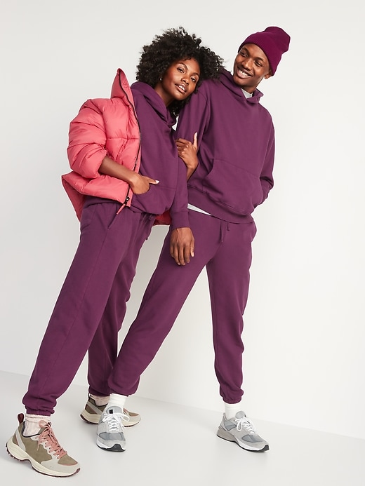 Image number 1 showing, Garment-Dyed Gender-Neutral Sweatpants for Adults