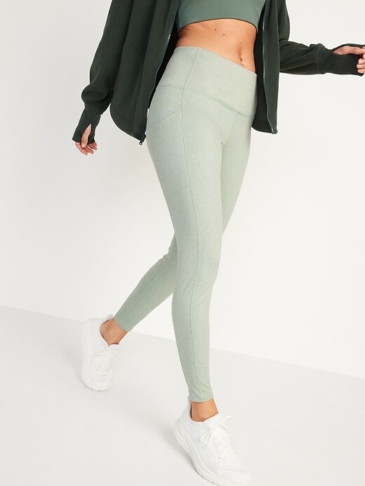 Image number 5 showing, High-Waisted CozeCore Side-Pocket Leggings
