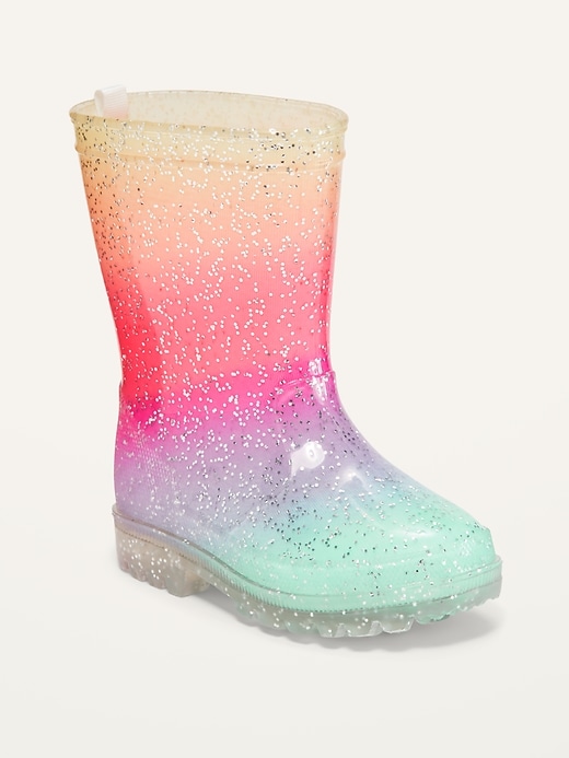 View large product image 1 of 4. Printed Tall Rain Boots for Toddler Girls