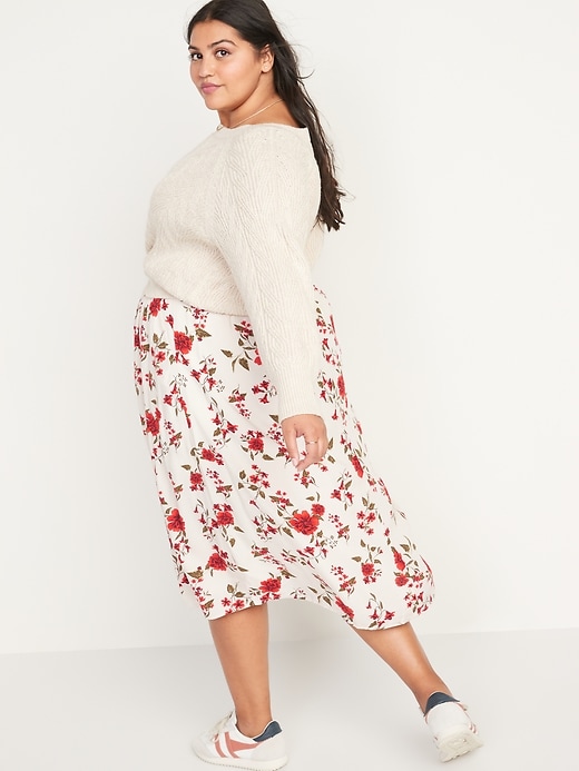 Plus size white skirt gap sale