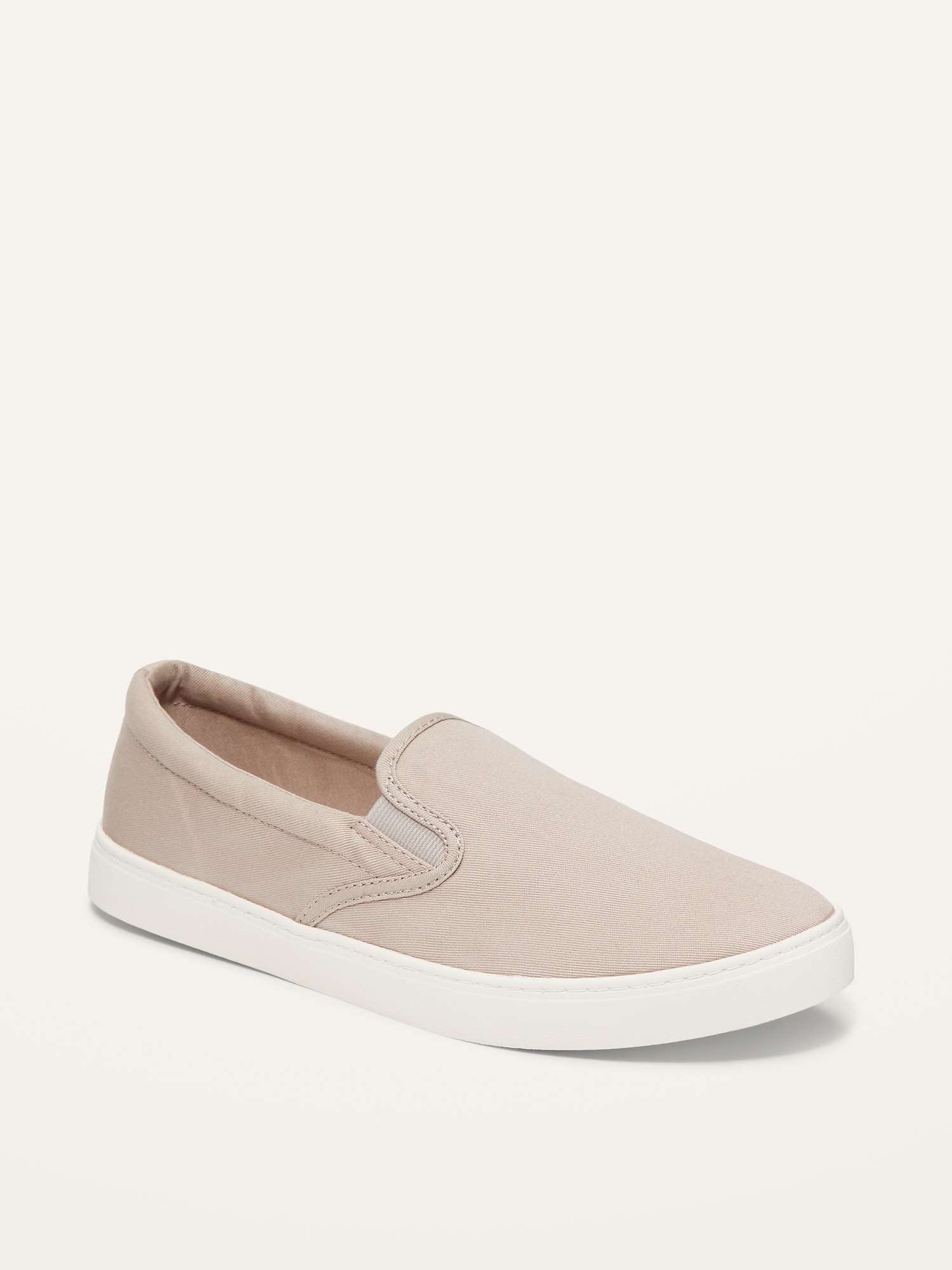 Old Navy Canvas Slip-On Sneakers For Women brown. 1