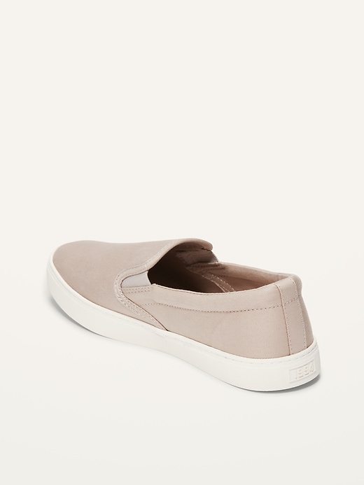 Image number 7 showing, Canvas Slip-On Sneakers For Women