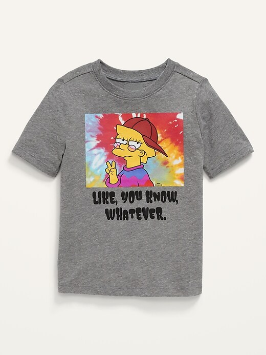 View large product image 1 of 2. Unisex The Simpsons&#153 Lisa Graphic Tee for Toddler