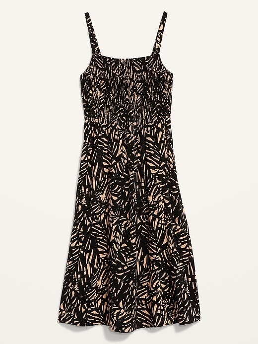 smocked fit & flare cami midi dress for women Smocked Midi Dress - Zoey main image 1