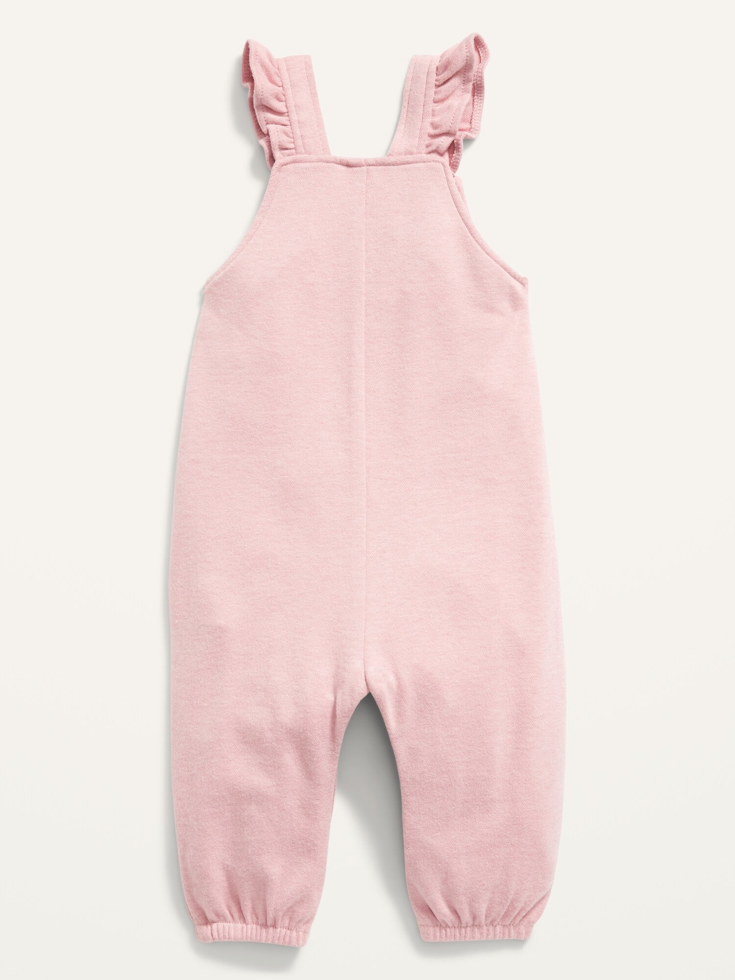 Unisex Cozy-Knit Ruffle-Strap Overalls for Baby | Old Navy