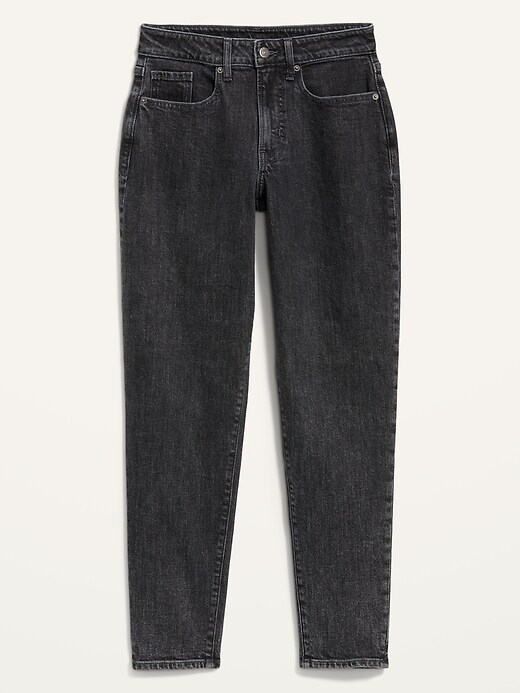 Image number 4 showing, High-Waisted O.G. Straight Black-Wash Jeans for Women
