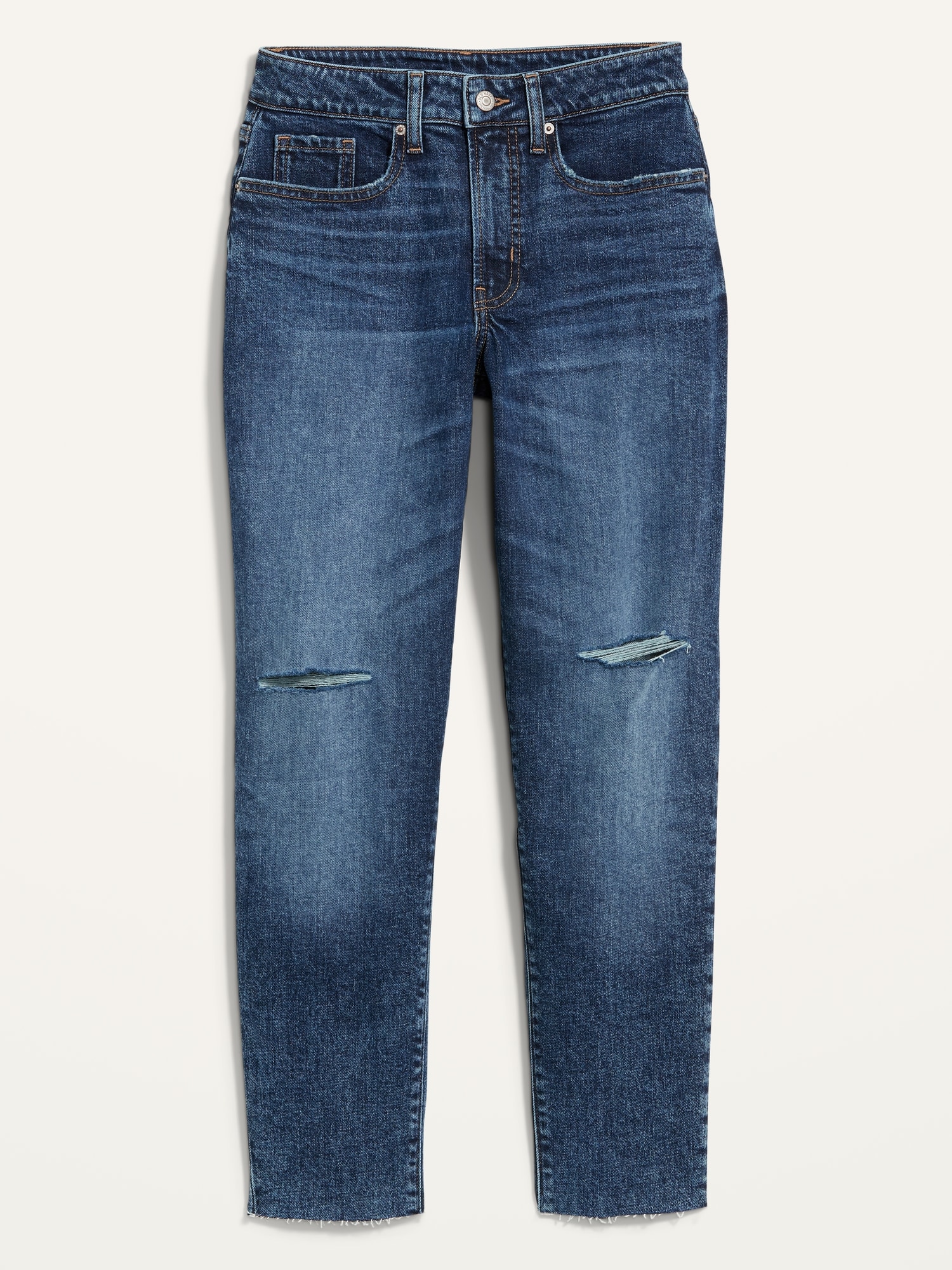 Curvy High-Waisted OG Loose Ripped Jeans for Women, Old Navy in 2023