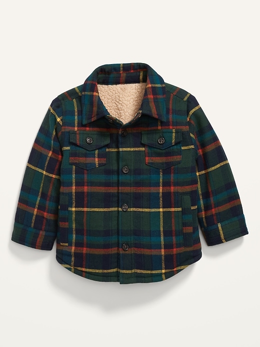 old navy sherpa flannel