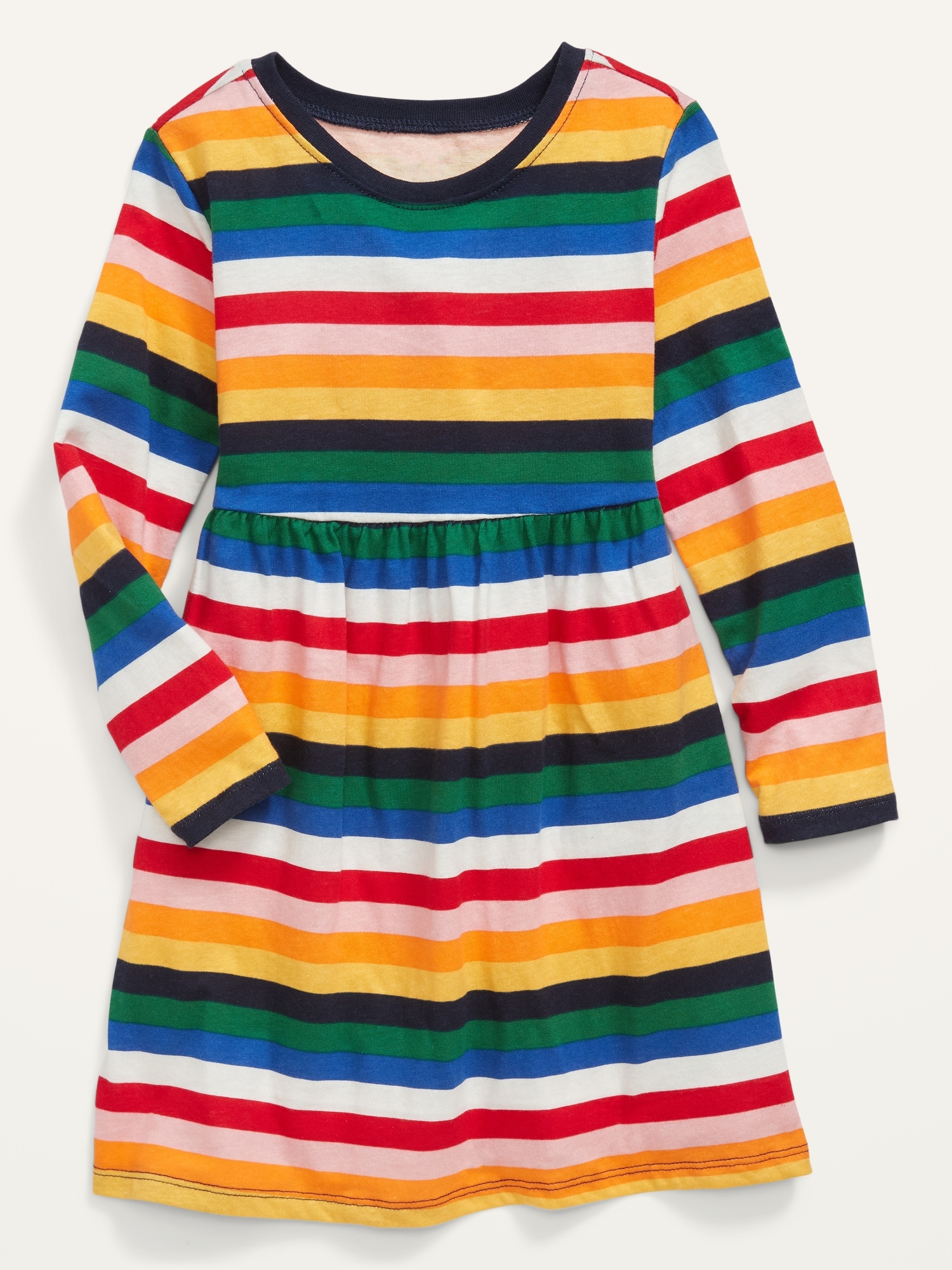 Patterned JerseyKnit LongSleeve Dress for Baby Girls Old Navy