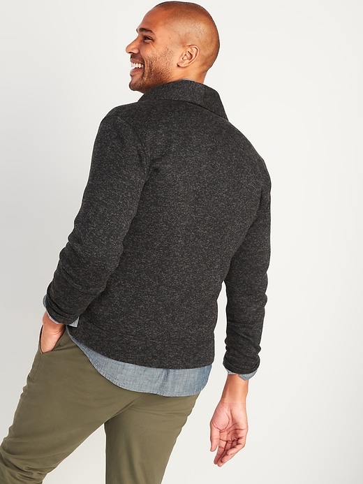 Image number 2 showing, Sweater-Fleece Button-Front Cardigan