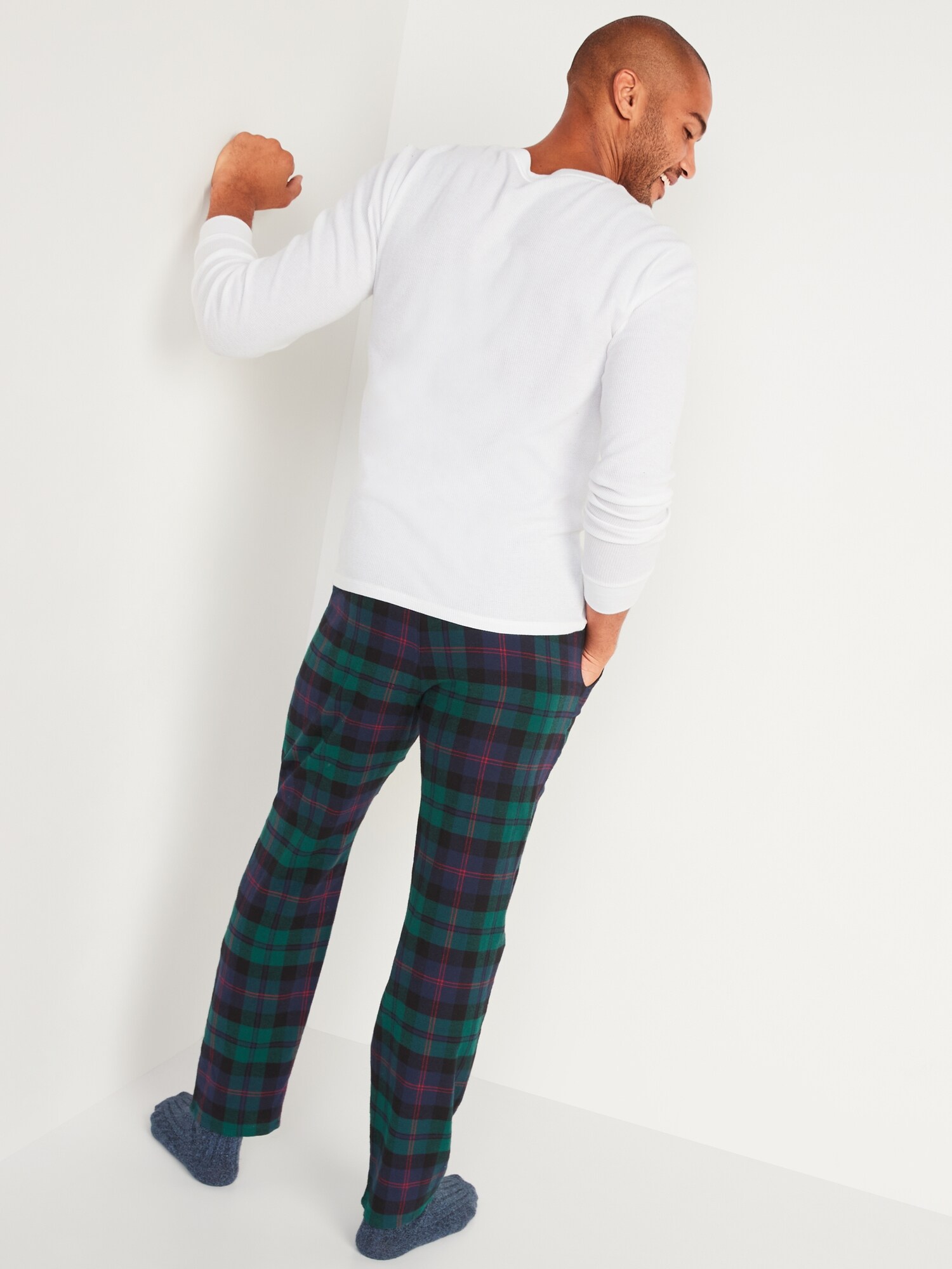 Matching Plaid Flannel Pajama Pants For Men Old Navy