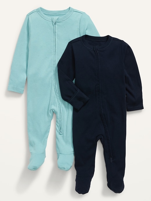 View large product image 1 of 3. Sleep & Play Footed One-Piece 2-Pack for Baby
