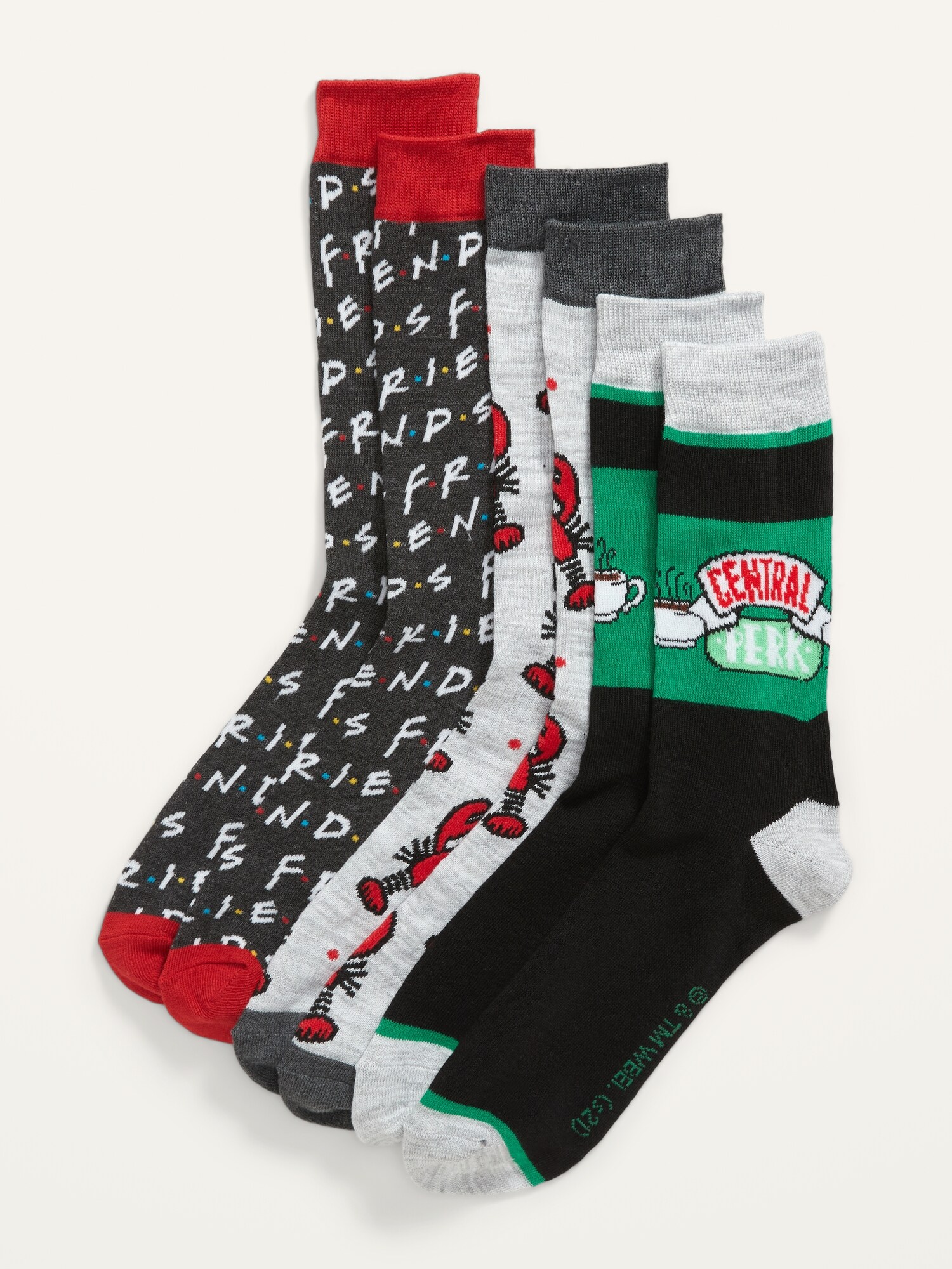 Licensed Pop-Culture Socks 3-Pack for Adults