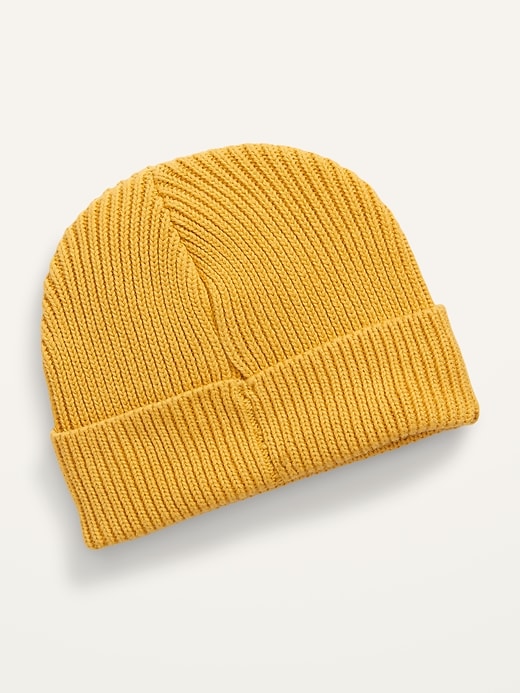 View large product image 2 of 2. Unisex Wide-Cuff Beanie Hat for Toddler & Baby