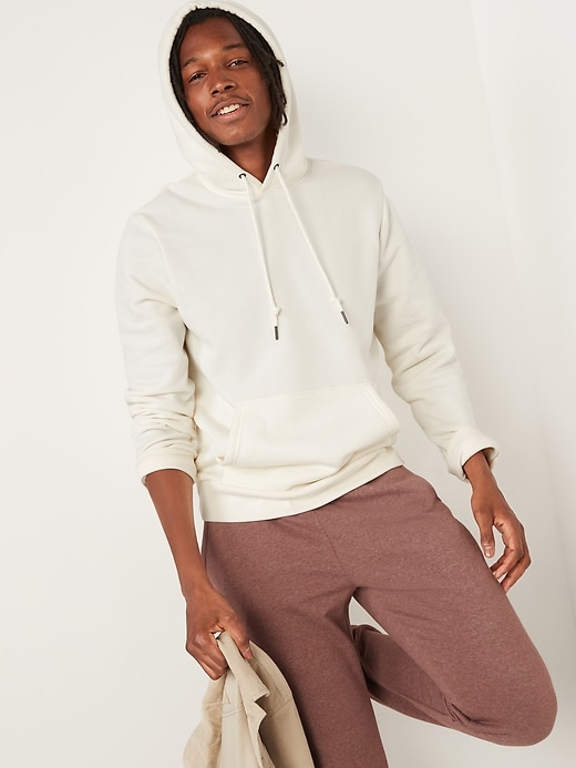 Image number 1 showing, Gender-Neutral Solid-Color Pullover Hoodie for Adults