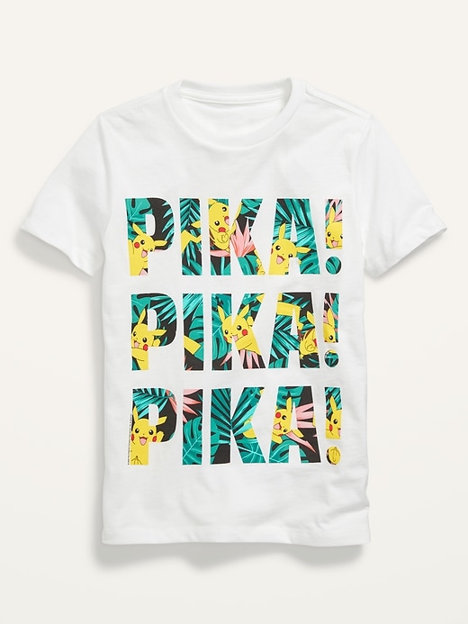 View large product image 1 of 2. Pokémon&#153 "Pika! Pika! Pika!" Gender-Neutral T-Shirt for Kids