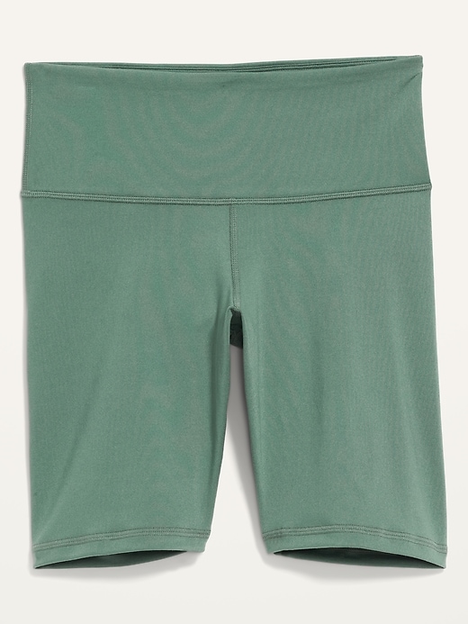 High-Waisted PowerPress Biker Shorts for Women - 8-inch inseam | Old Navy