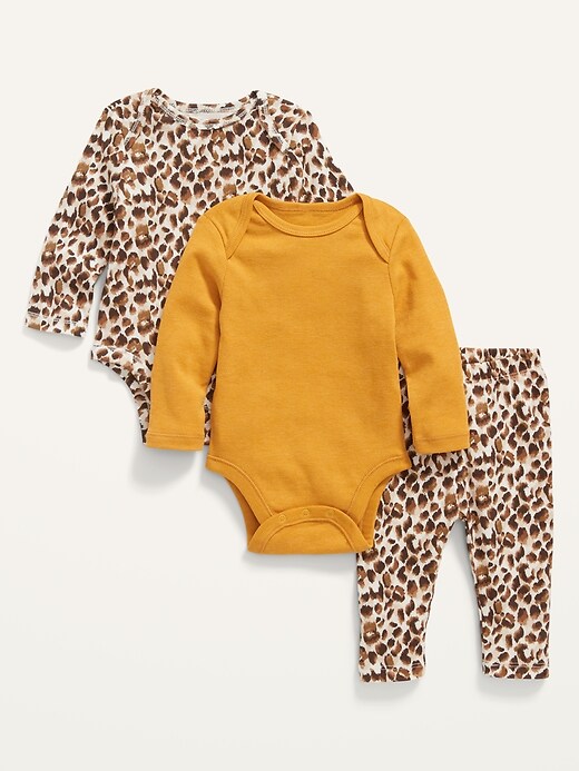 View large product image 1 of 2. Printed Bodysuit & Leggings Set for Baby