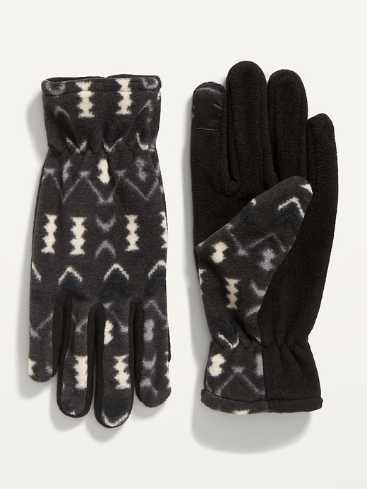 Old Navy Cozy Microfleece Gender-Neutral Gloves for Adults. 1