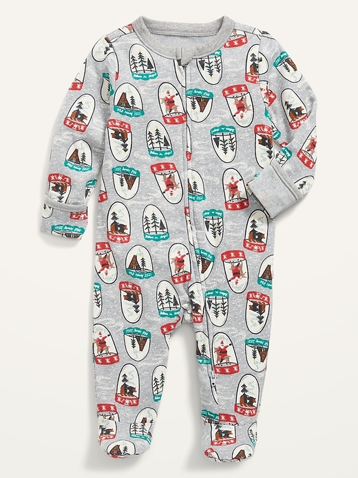 View large product image 1 of 1. Unisex Sleep & Play Footed One-Piece for Baby