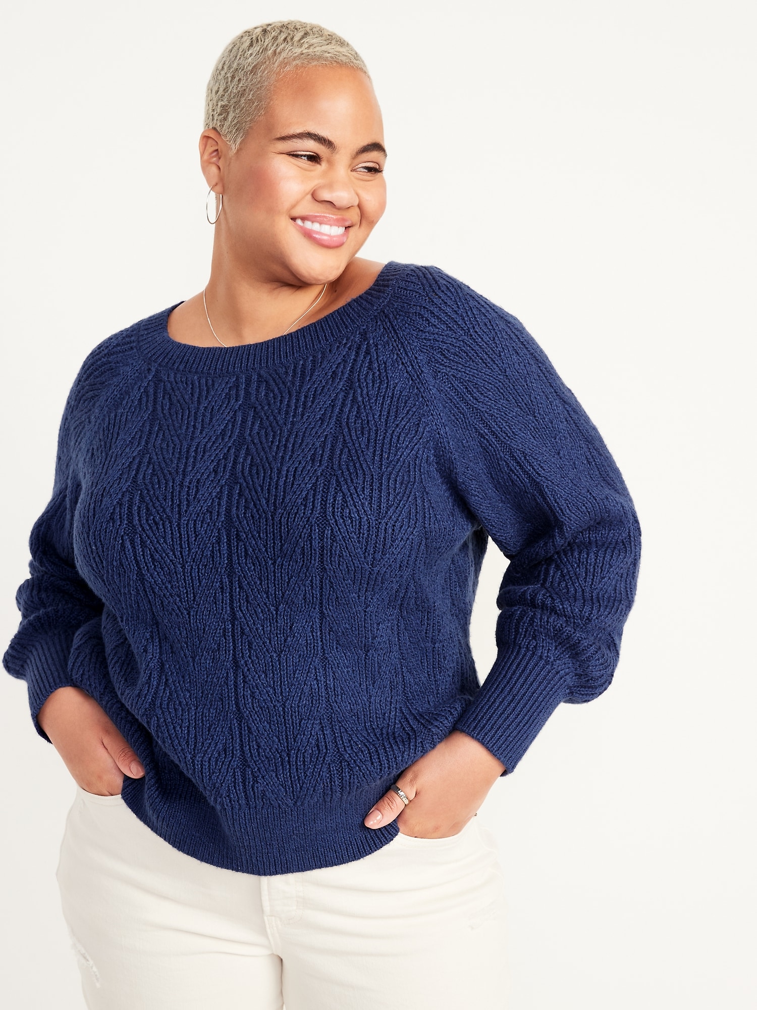 Lightweight Cable-Knit Sweater for Women | Old Navy