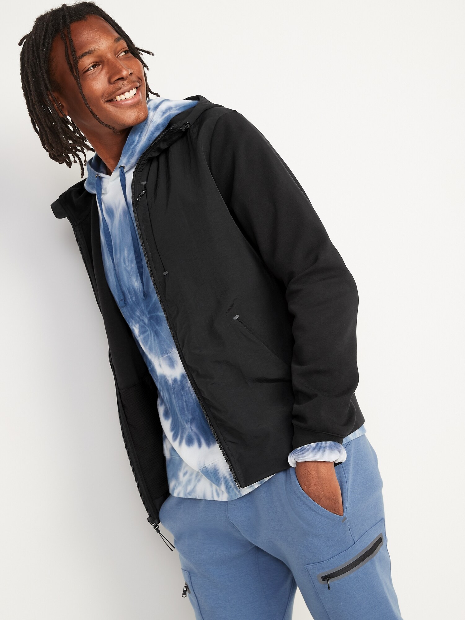 Old Navy Men's Dynamic Fleece Zip Hoodie - - Size XXXL