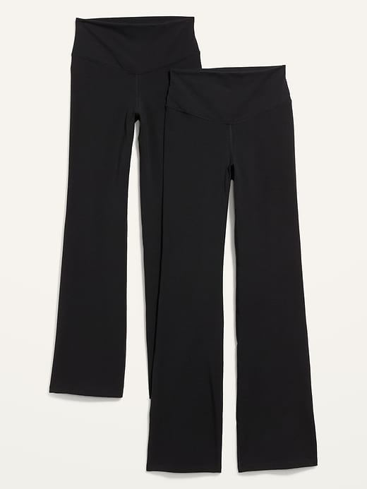 Oldnavy Extra High-Waisted PowerChill Flare Yoga Pants 2-Pack for Women