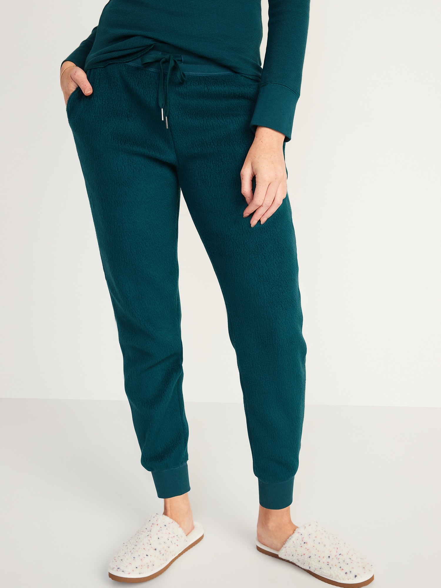 sherpa sweatpants women