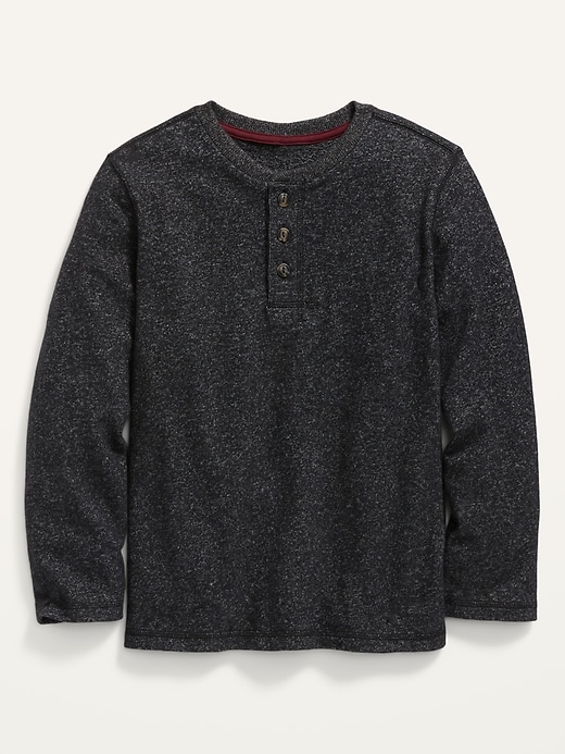 Old Navy - Cozy Long-Sleeve Henley T-Shirt for Boys