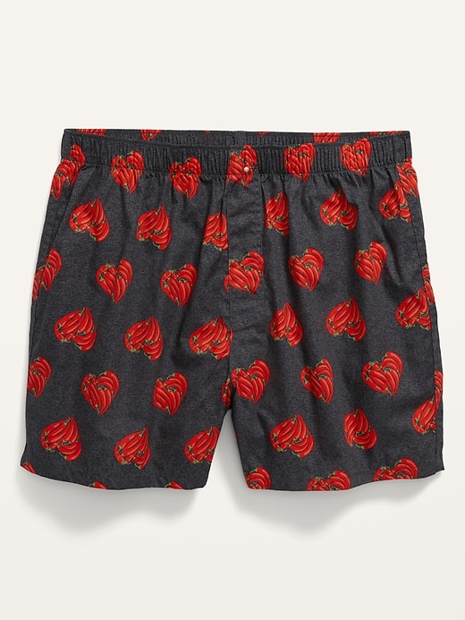 Old Navy Soft-Washed Printed Boxer Shorts for Men. 1