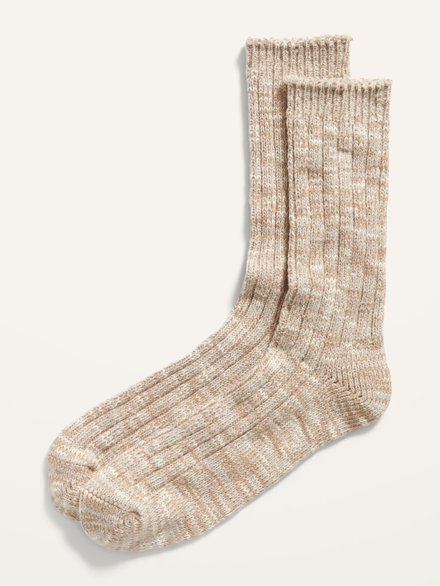 Marled-Knit Crew Socks for Men | Old Navy