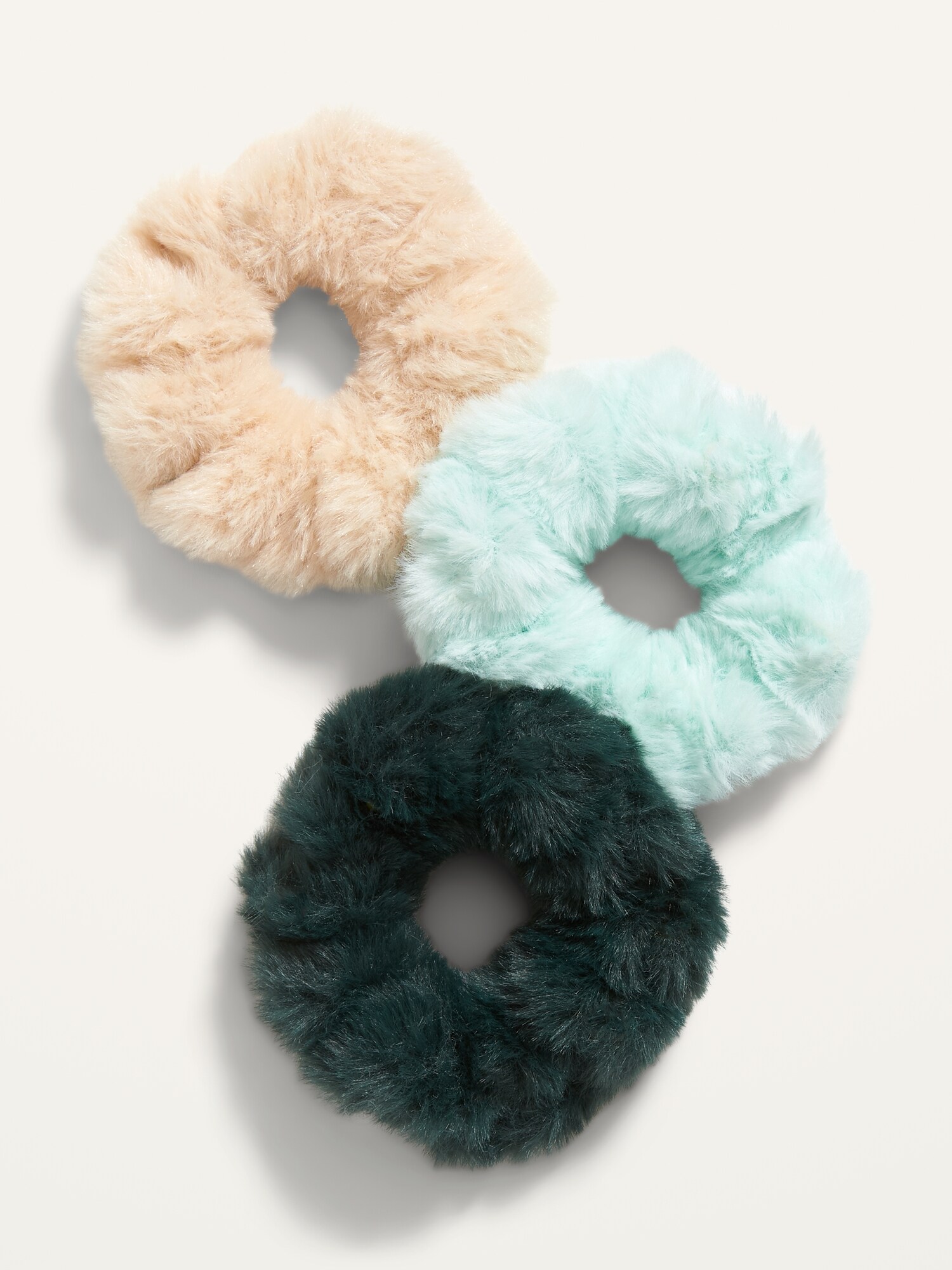 FauxFur Hair Scrunchie 3Pack for Women Old Navy