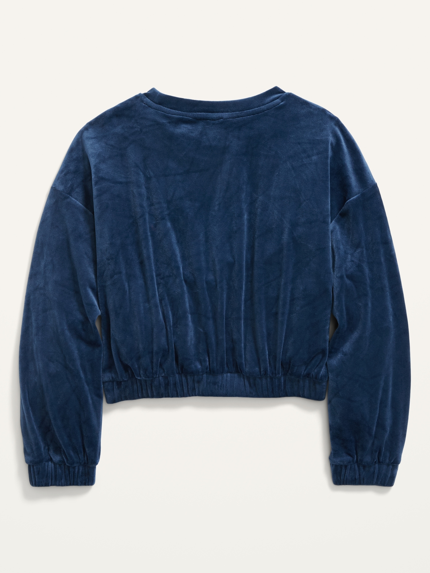 Cozy Velour Sweatshirt For Girls Old Navy